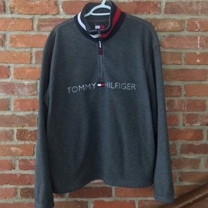Large Tommy Hilfiger Quarter Zip Sweater